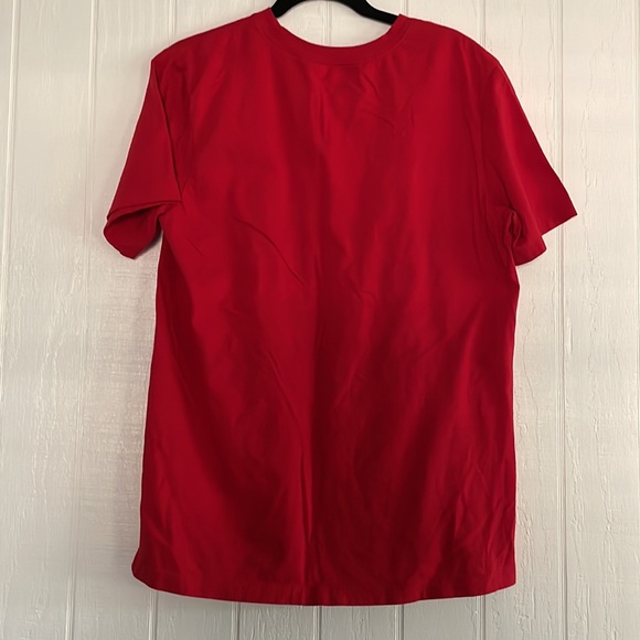 Nike Tee Texas rangers Logo size Medium M Men’s T-Shirt Red short sleeve - Picture 5 of 10